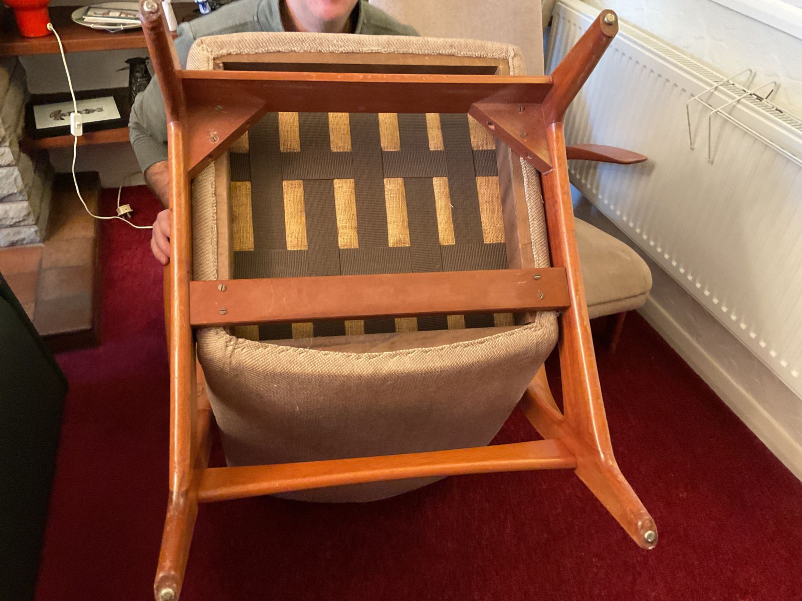Gimson & Slater 1960s Rock ‘N’ Rest Armchair Set. photo vinterior