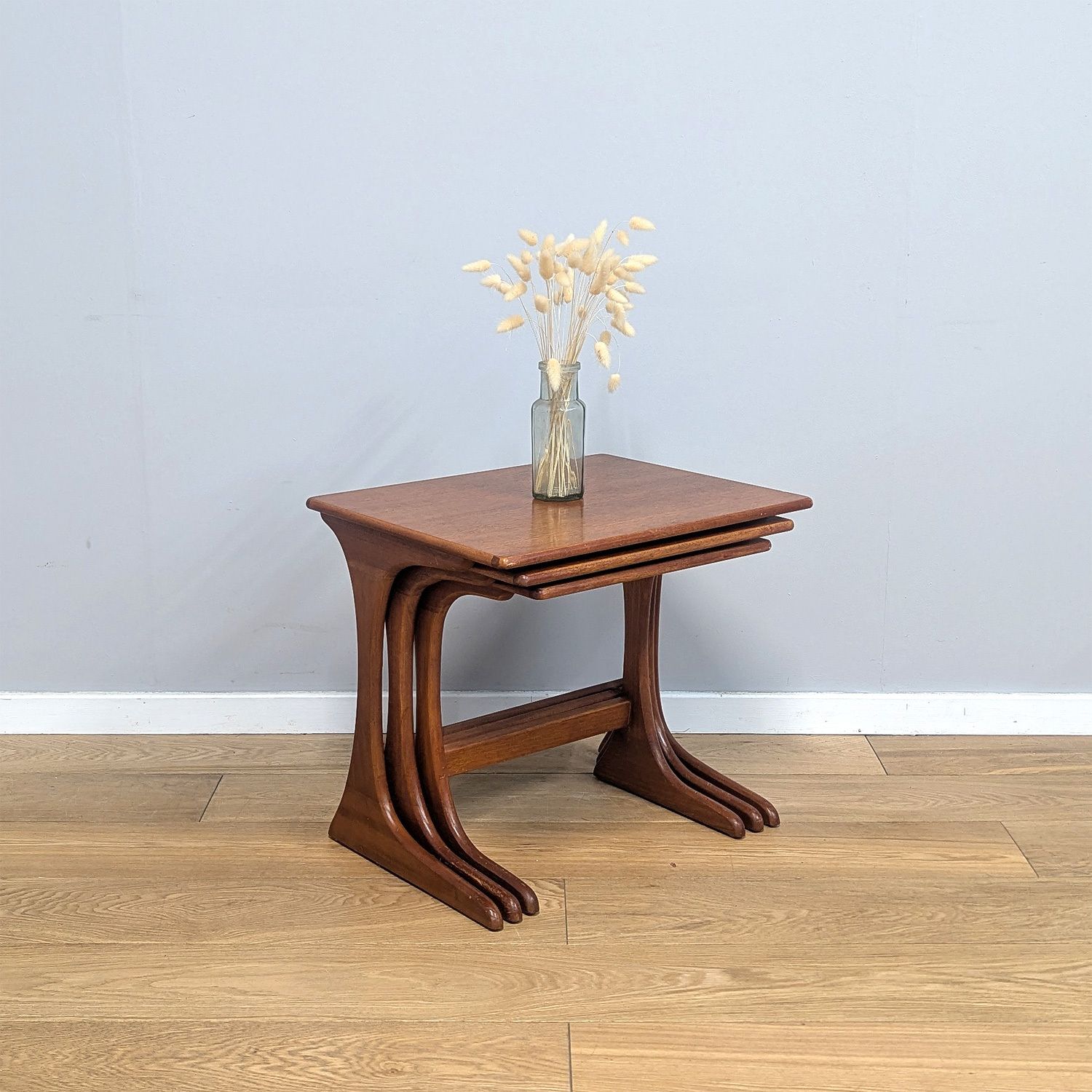 Vintage 1960s G Plan Set Of Three Teak Side Tables By Vb Wilkins