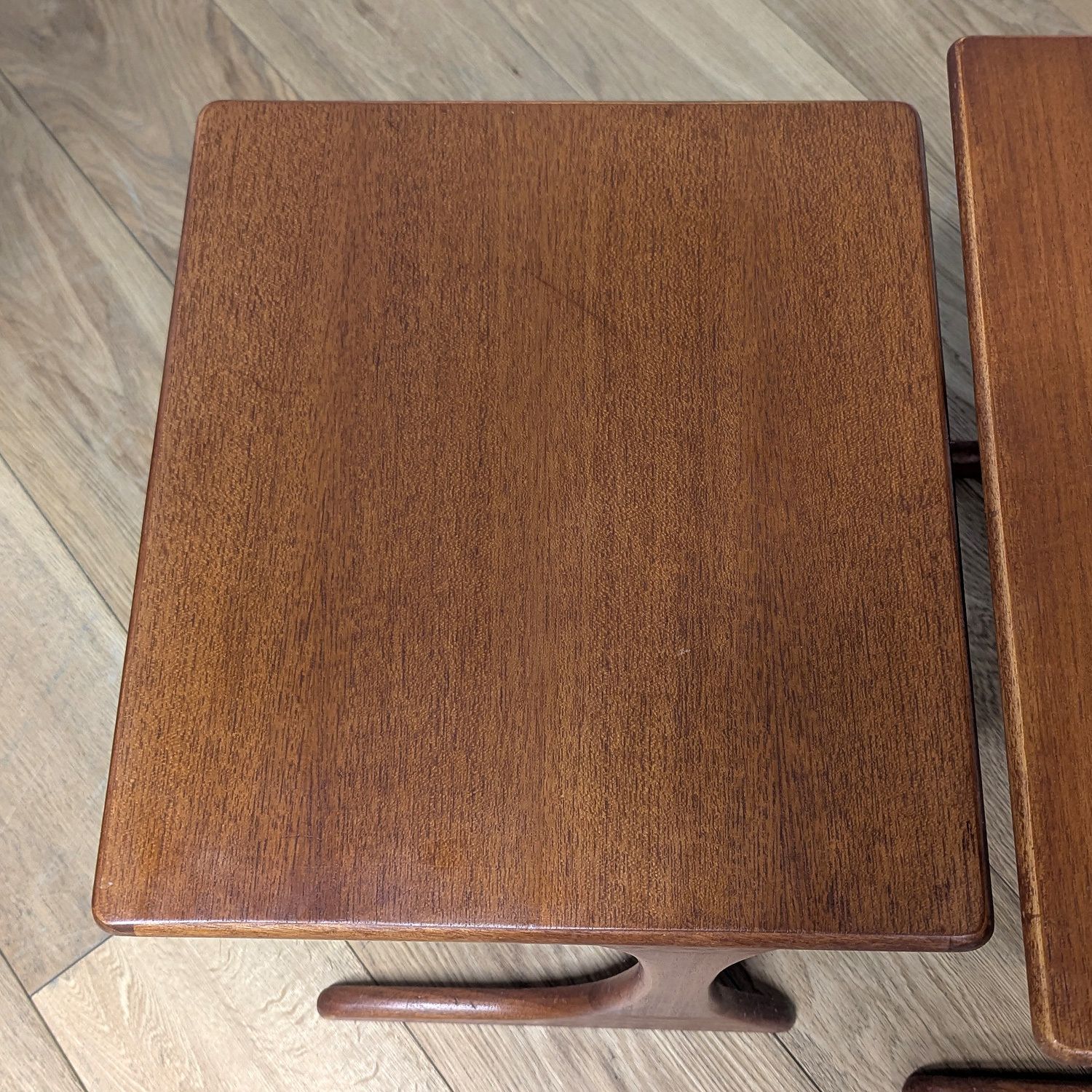 Vintage 1960s G Plan Set Of Three Teak Side Tables By Vb Wilkins photo vintage