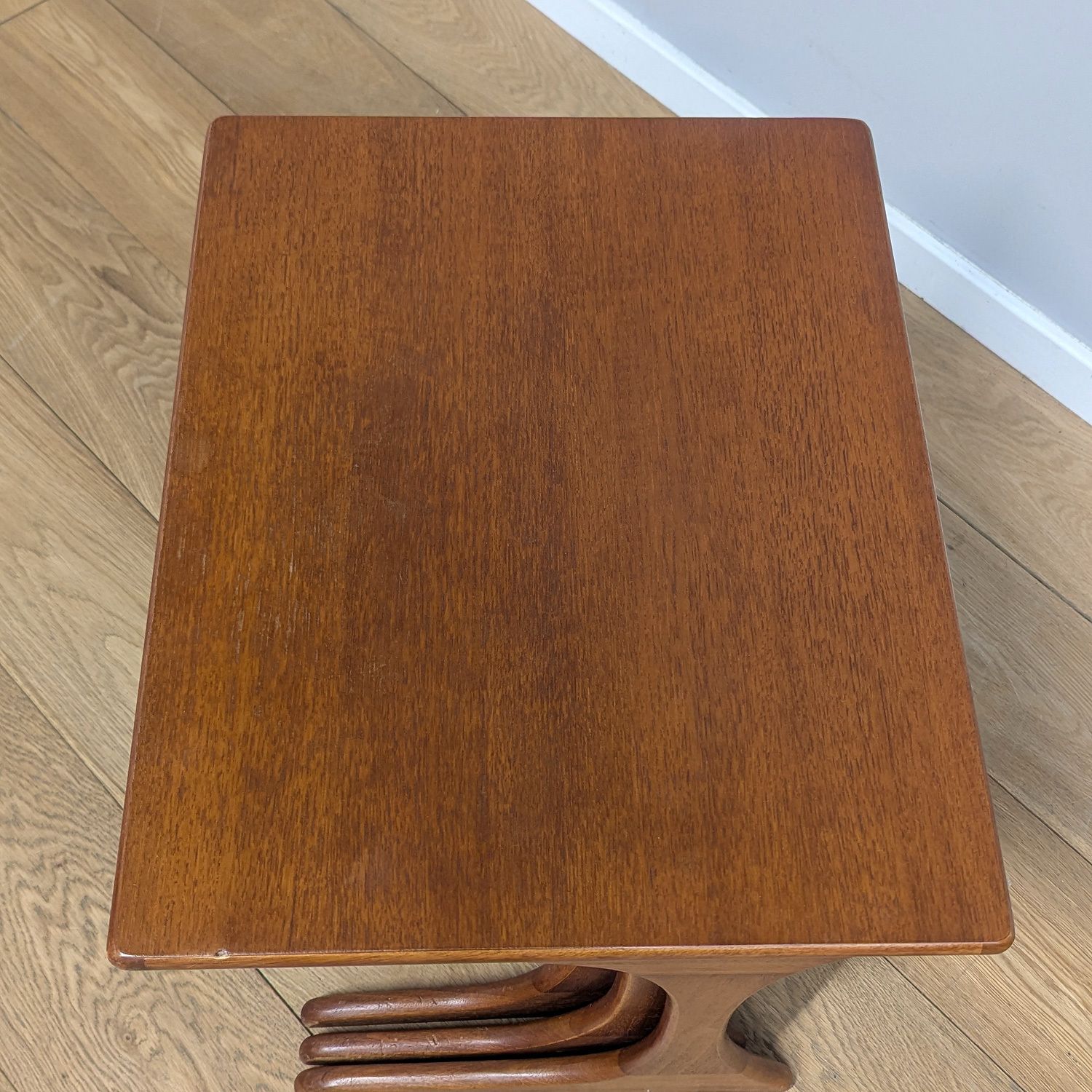 Furniture Vintage 1960s G Plan Set Of Three Teak Side Tables By Vb Wilkins photo