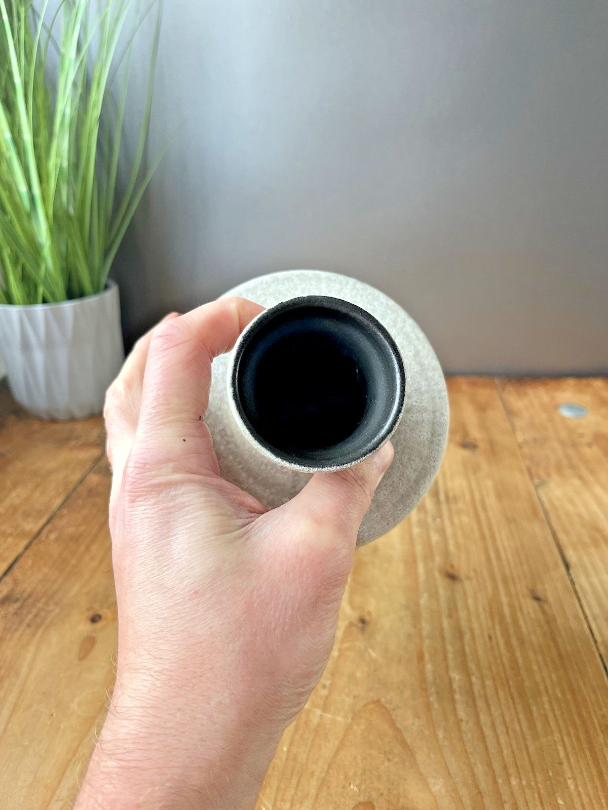 Home Decor Mid Century 60's U Uebelacker Keramik West German Pottery Vase 1037/14 Space Age photo