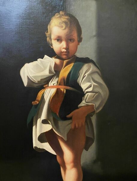 C. 1790 Baroque Oil Painting Portrait Study Aft: Bartolomeo Schedoni (1578 1625) photo for sale