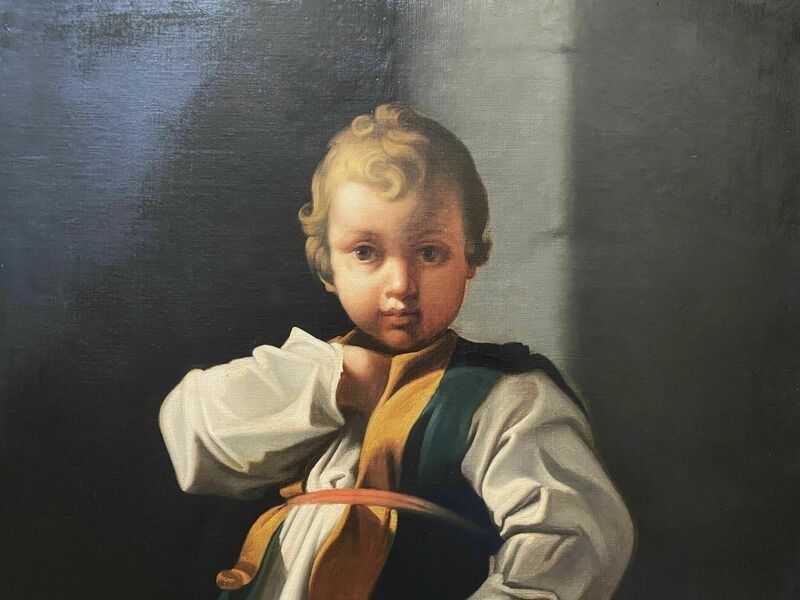 C. 1790 Baroque Oil Painting Portrait Study Aft: Bartolomeo Schedoni (1578 1625) photo Art