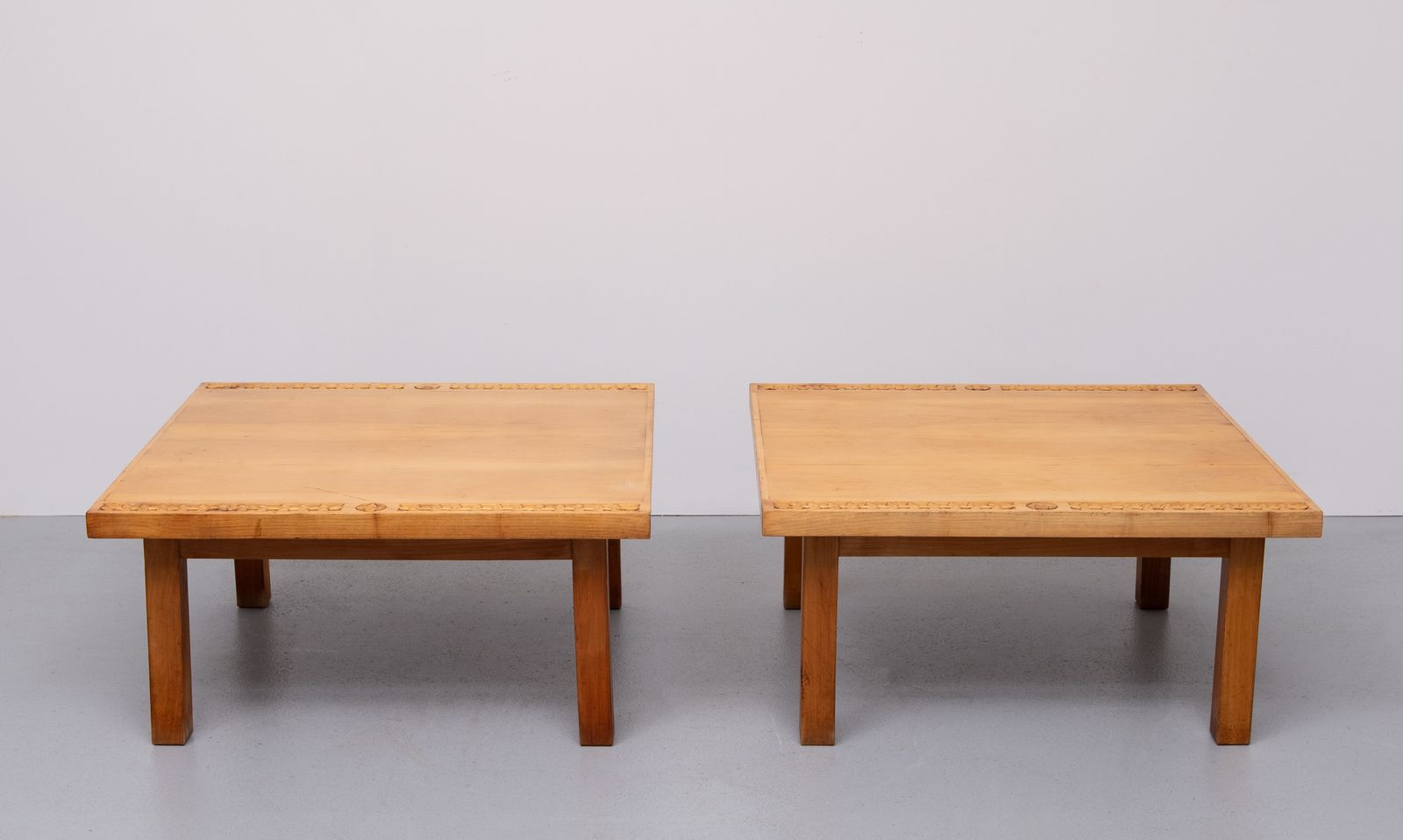 Maple Wood Coffee Tables 1930s Holland photo vintage