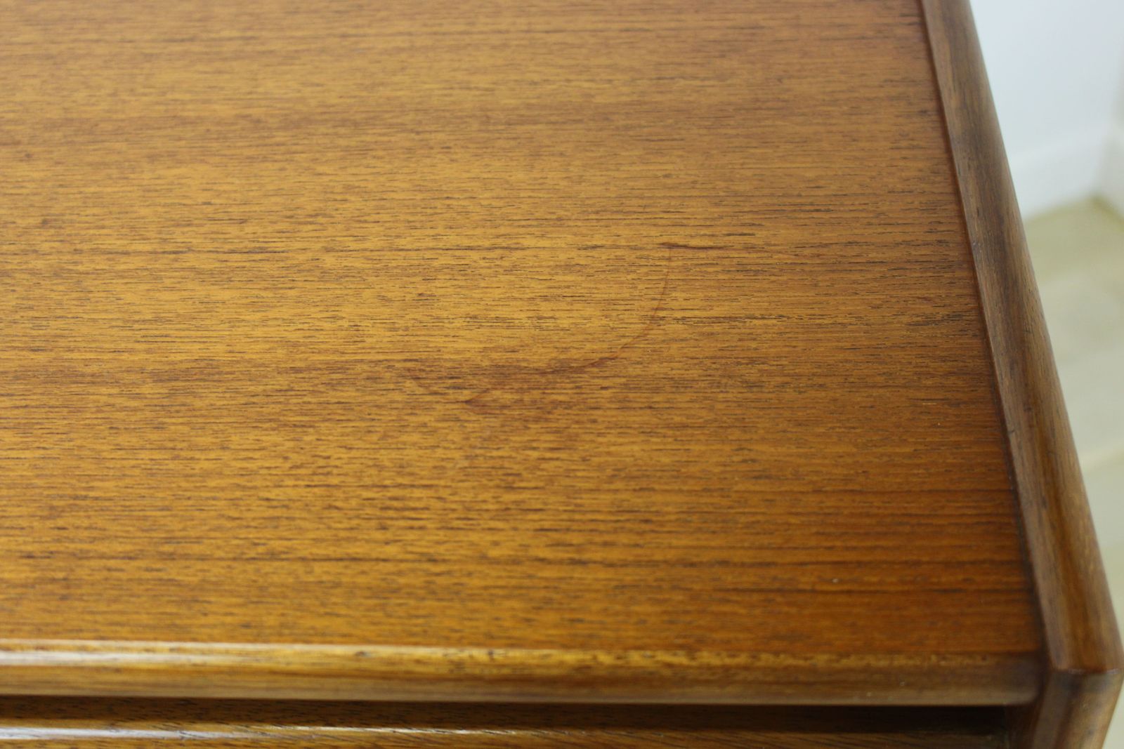 Late 1960’s Bath Cabinet Makers Teak Chest Of Drawers photo vintage