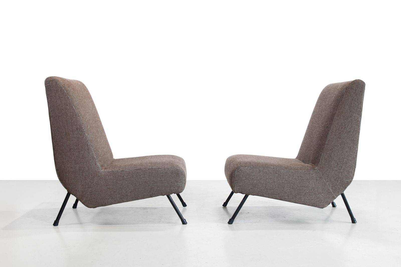 Set Of Two Italian Design Armchairs From The 1950s photo for sale