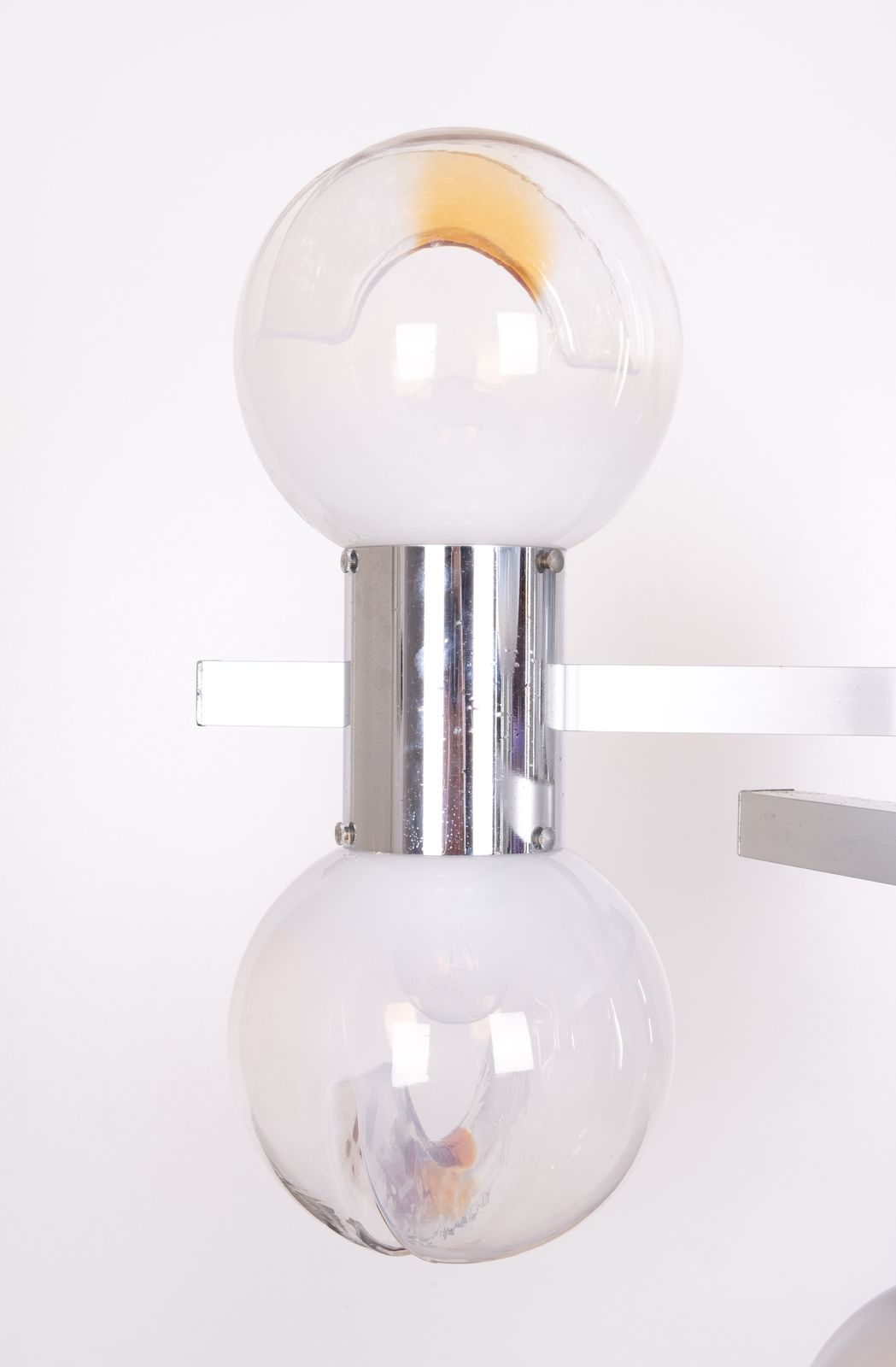 photo vinterior Mazzega Murano Glass Chandelier  1970s Italy