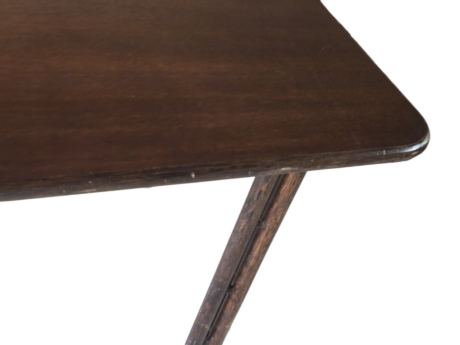 Mid Century Bamboo Dining Table C.1960 photo vintage