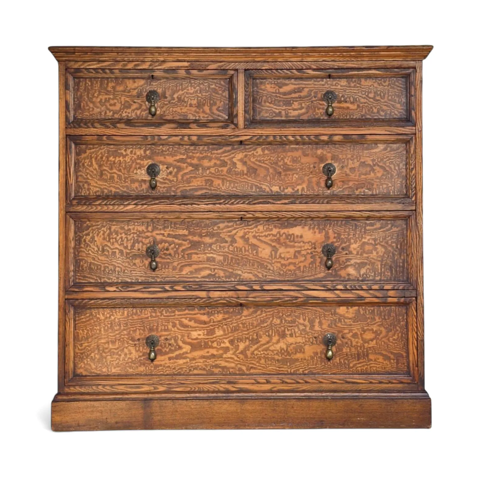 Early 20th Century Oak Howard & Sons Chest Of Drawers