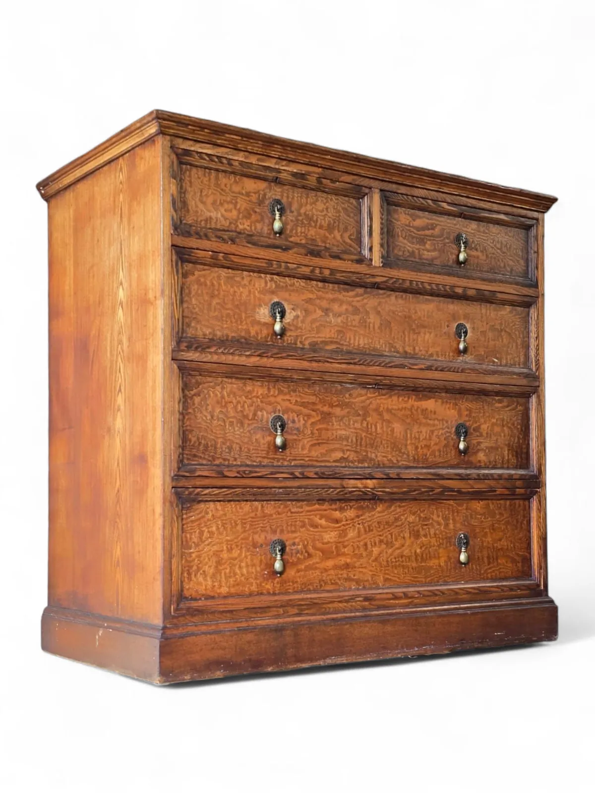 Early 20th Century Oak Howard & Sons Chest Of Drawers photo furniture