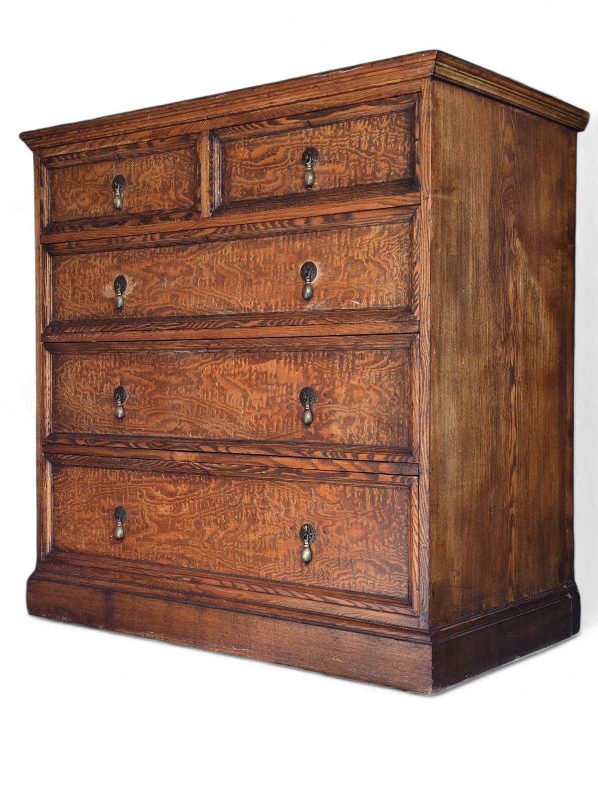 Early 20th Century Oak Howard & Sons Chest Of Drawers photo for sale
