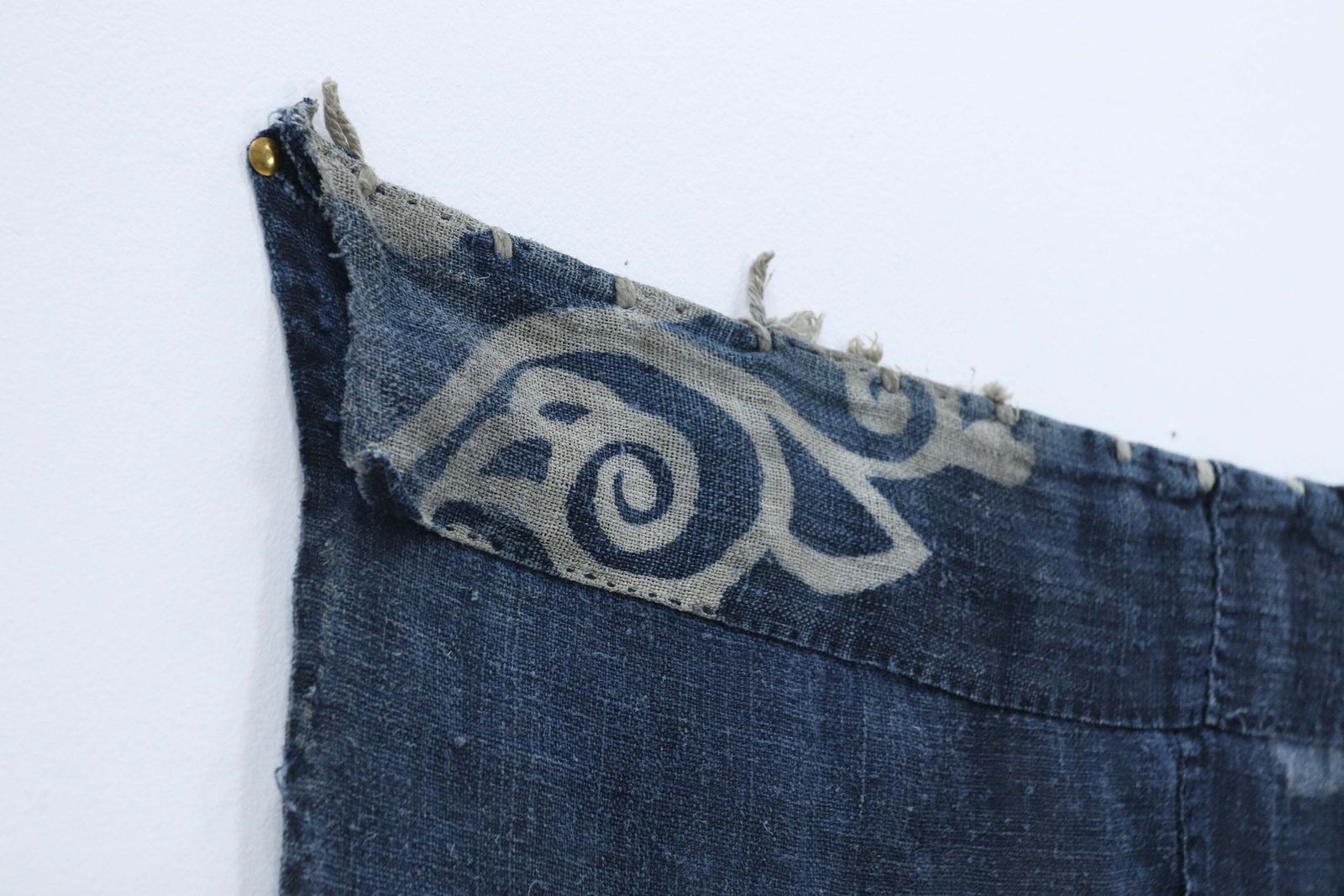 Late 19th Century Japanese Indigo Dyed Shishimai Cloth photo buy