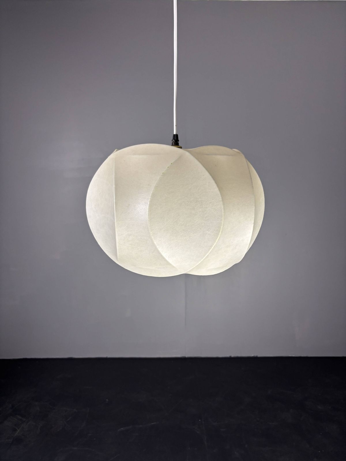 Midcentury Space Age Cocoon Hanging Pendant Ceiling Lamp, 1960s photo buy