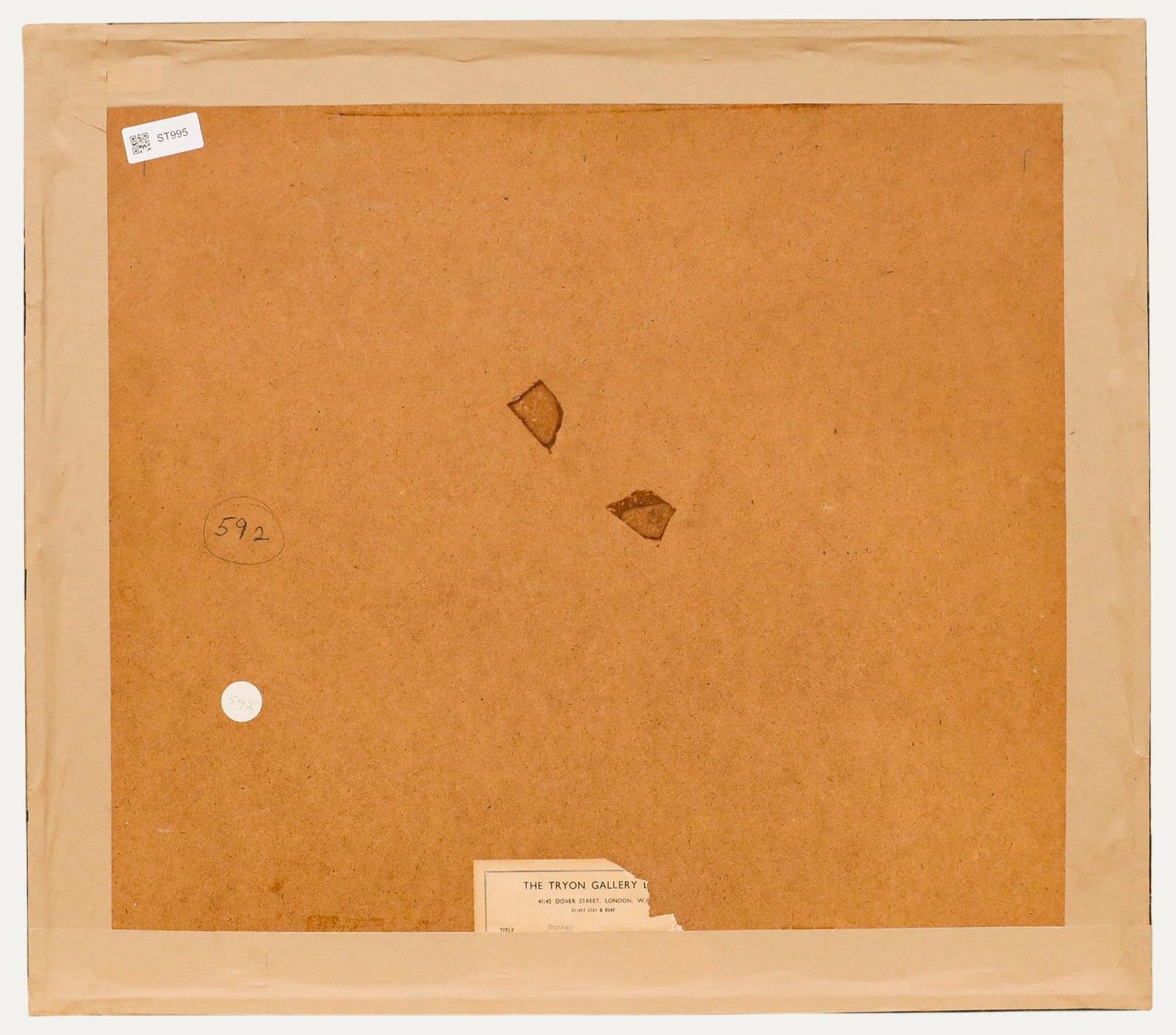 Angela Douglas Conner (B.1935) Mid 20th Century Pen And Ink Drawing, Donkey photo for sale