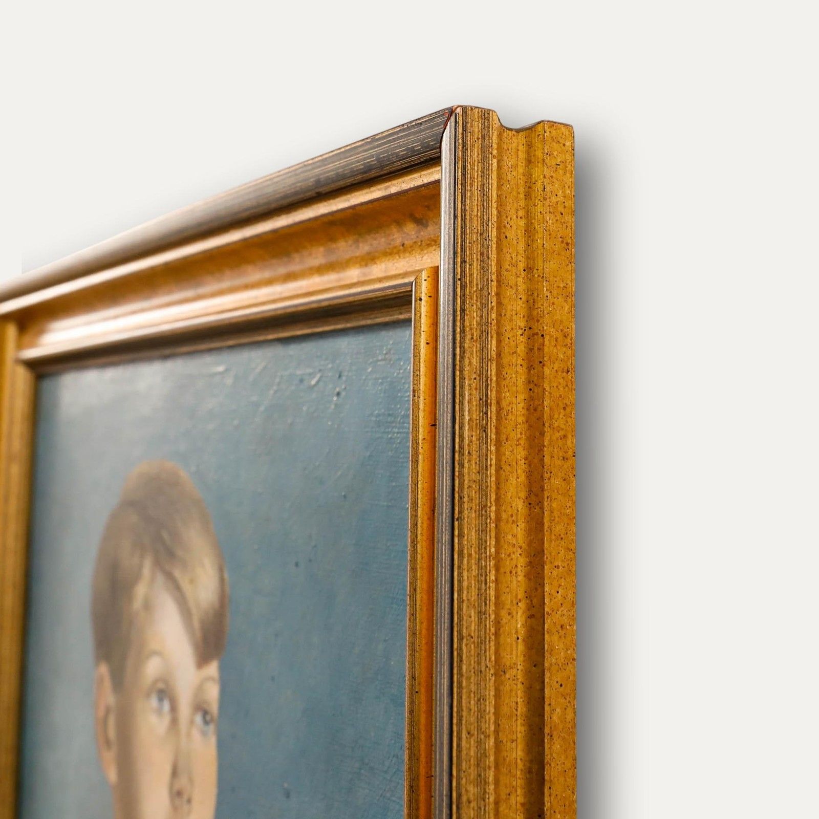 Thomas Saunders Nash (1891 1968) Framed Oil, Portrait Of The Artist's Son photo 550.0