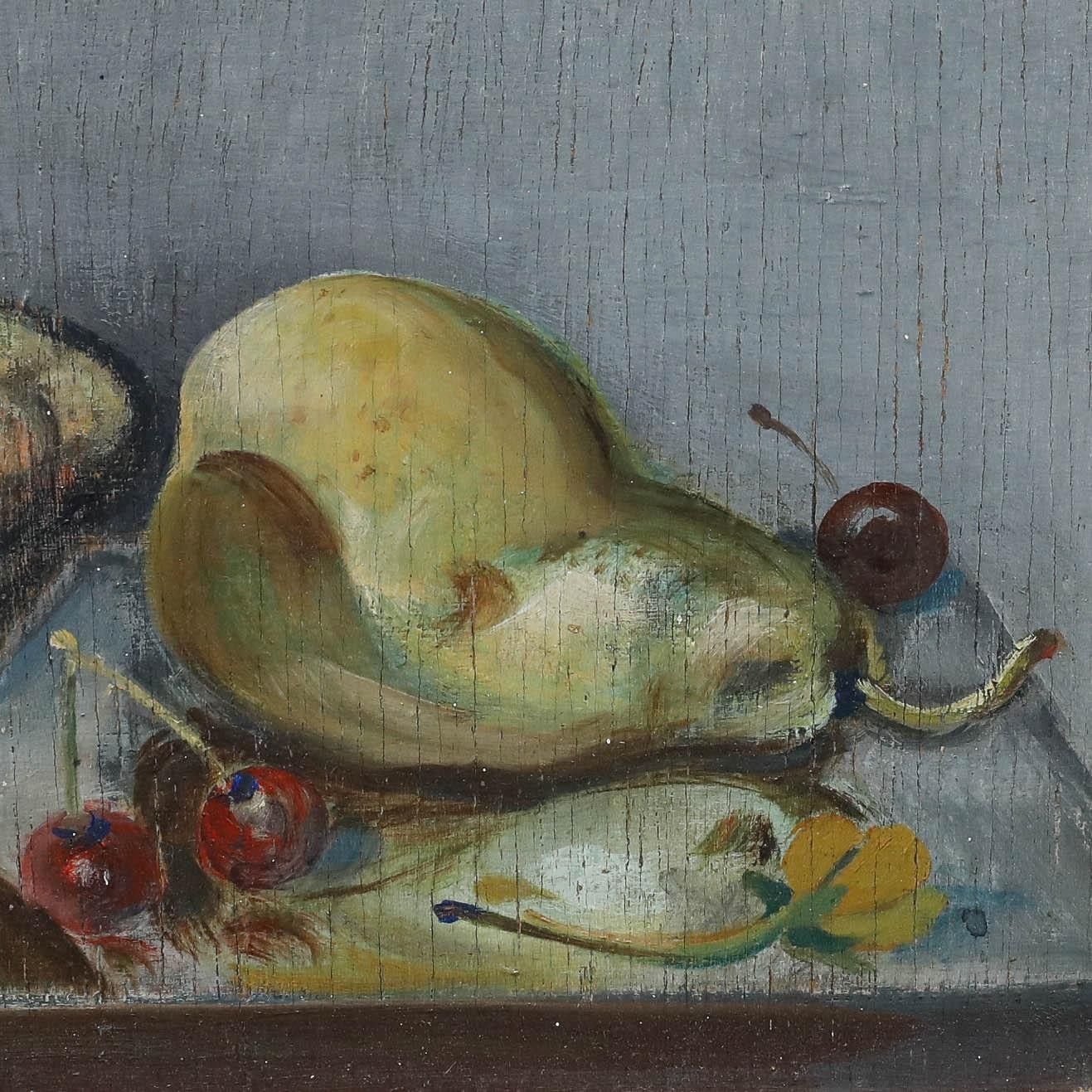 Pont Aven School French Early 20th Century Oil Still Life With Fruit photo Art
