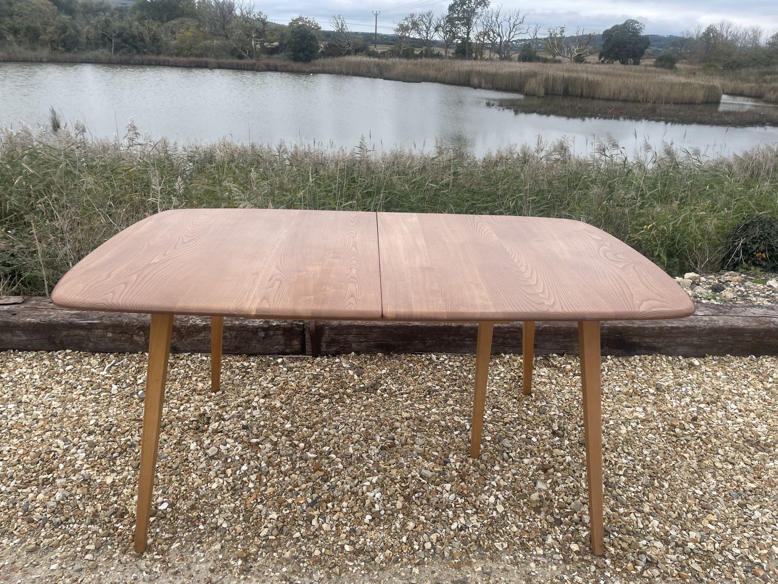 Ercol Grand Windsor Mid Century Extending Dining Table