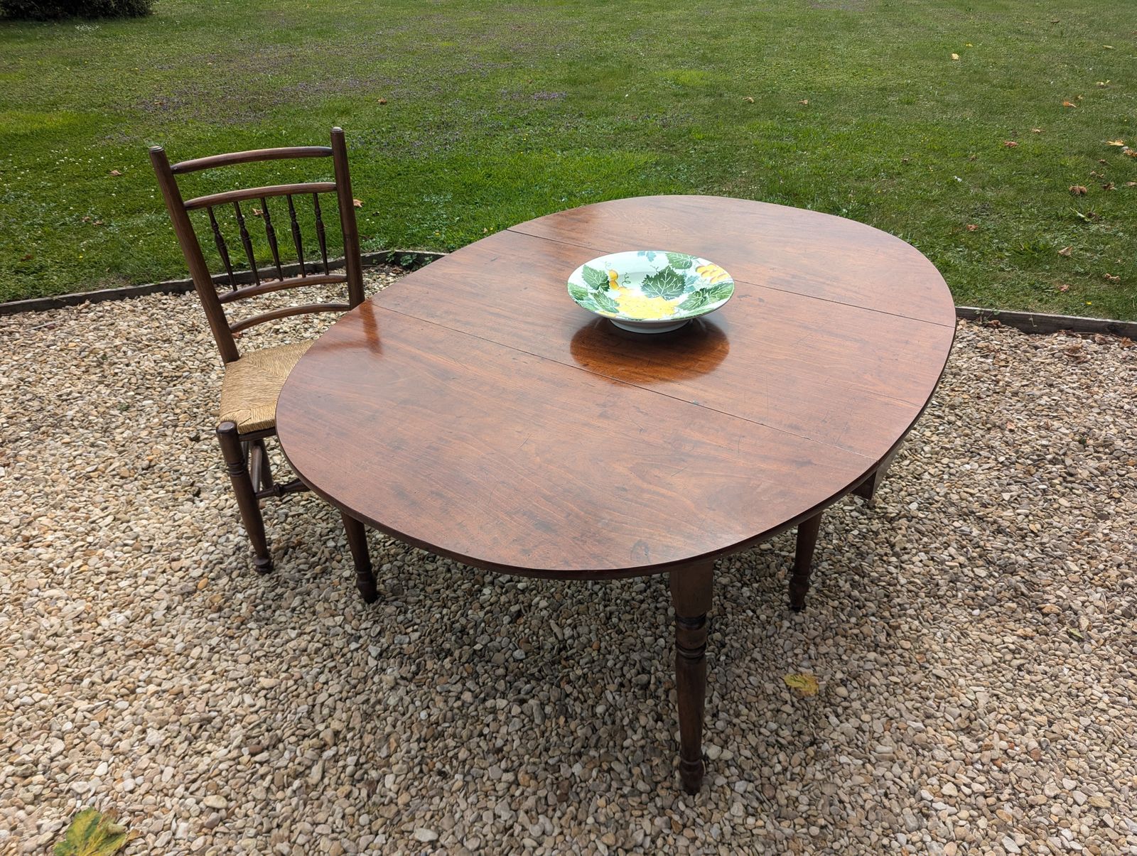 Antique Folding Fine Mahogany Dining Table, Seats 6 8, Gateleg   Beautiful Patina