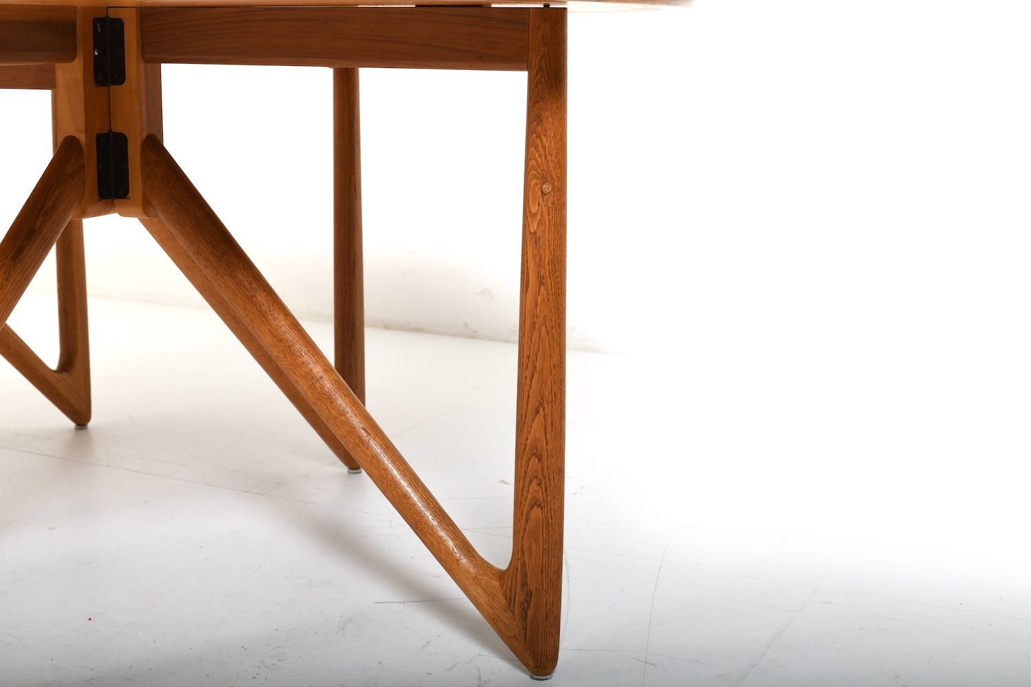 Drop Leaf Dining Table By Niels Koefoed  Denmark 1960s photo buy