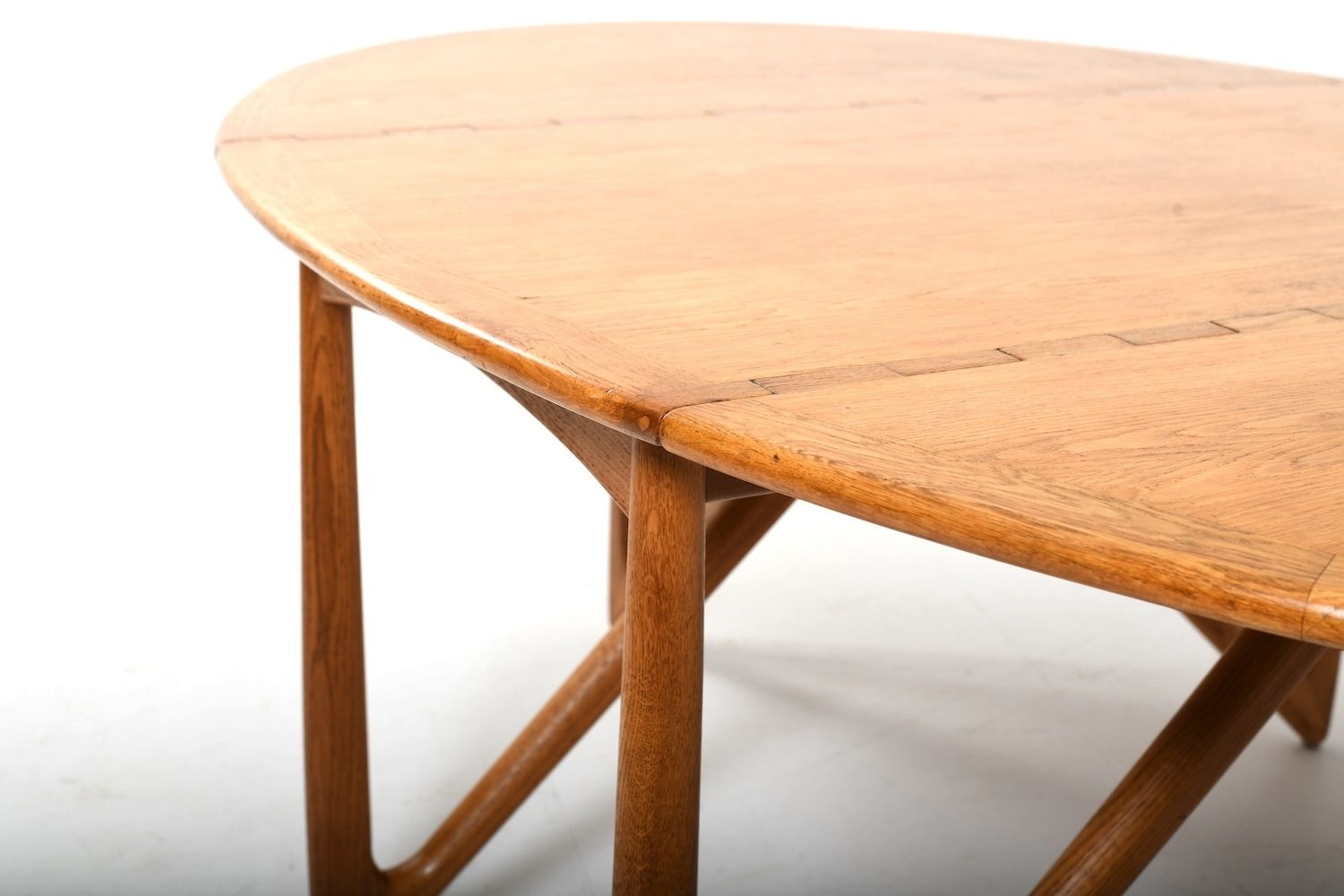 photo furniture Drop Leaf Dining Table By Niels Koefoed  Denmark 1960s