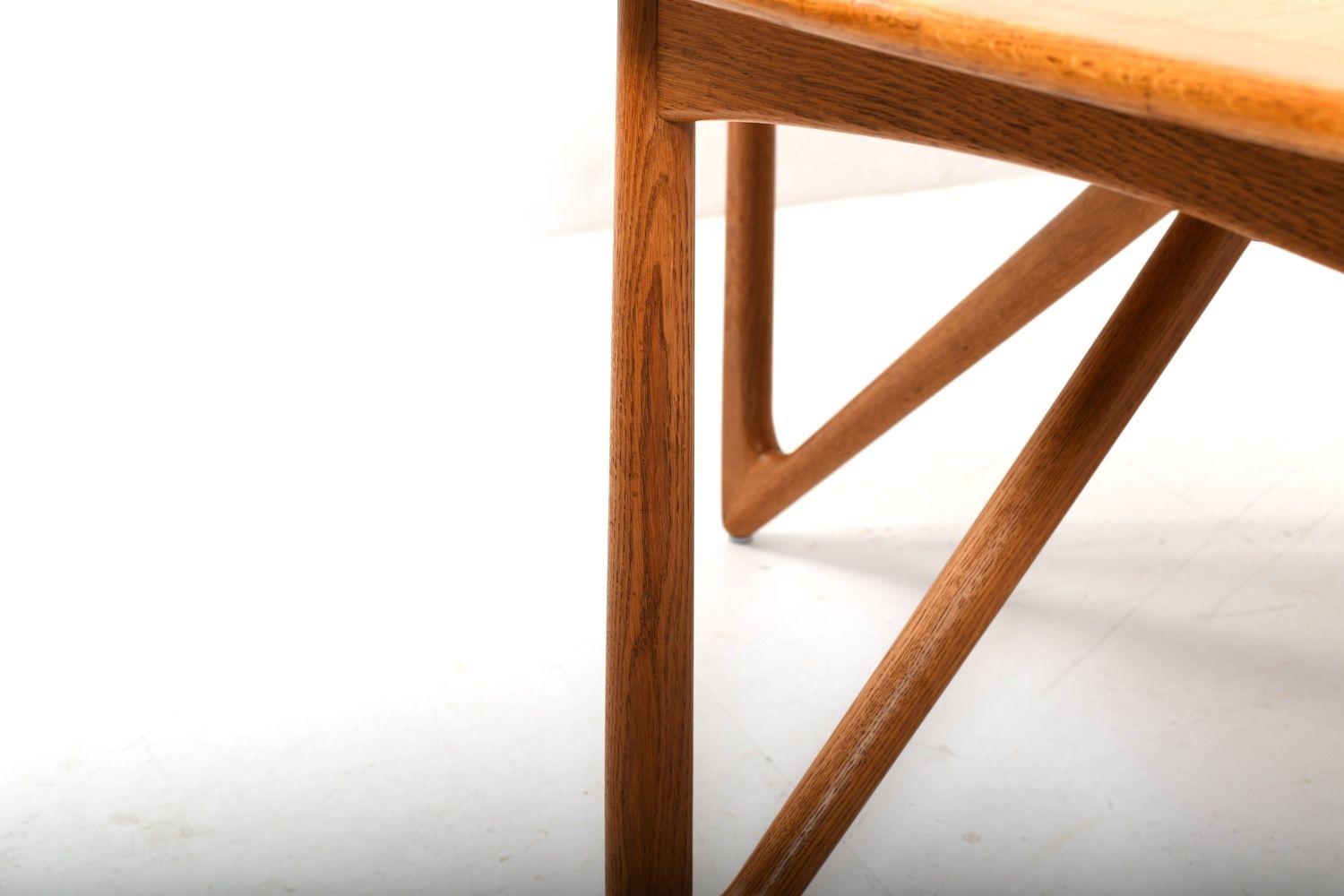 photo for sale Drop Leaf Dining Table By Niels Koefoed  Denmark 1960s