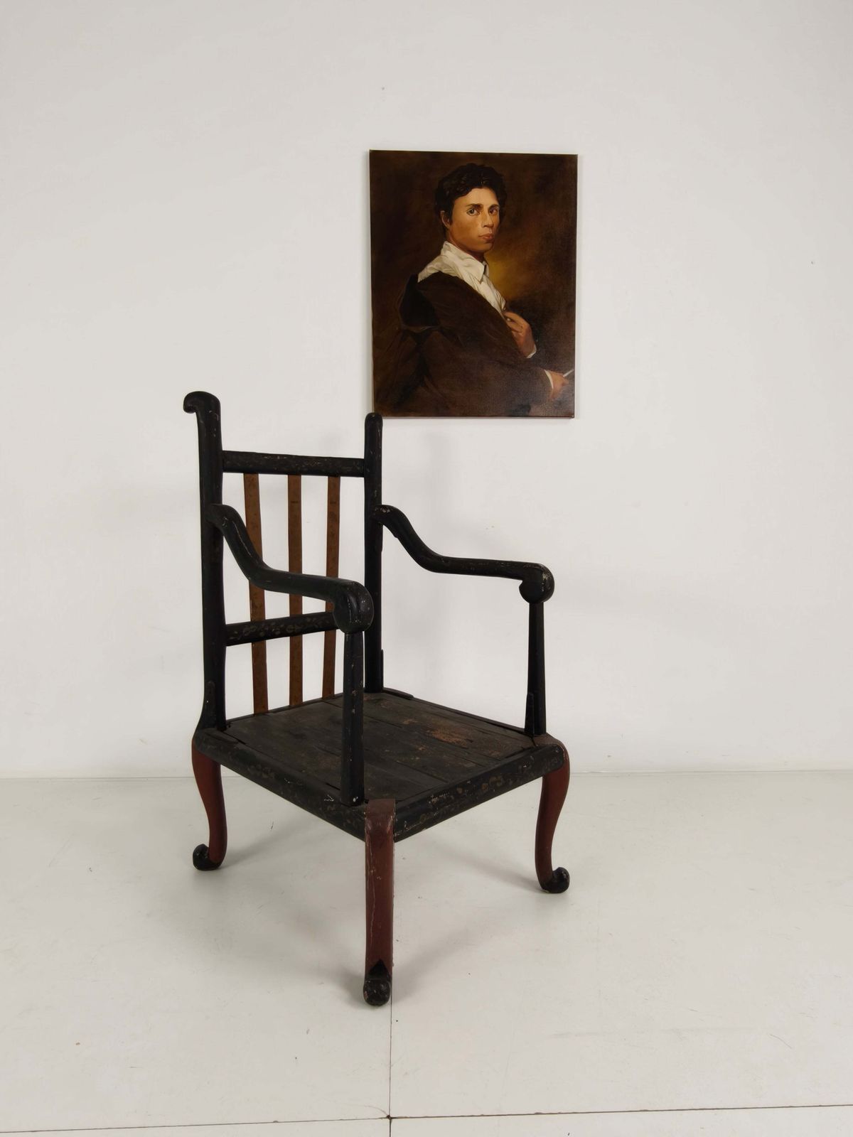 photo furniture Chinoiserie English Armchair Circa 1900
