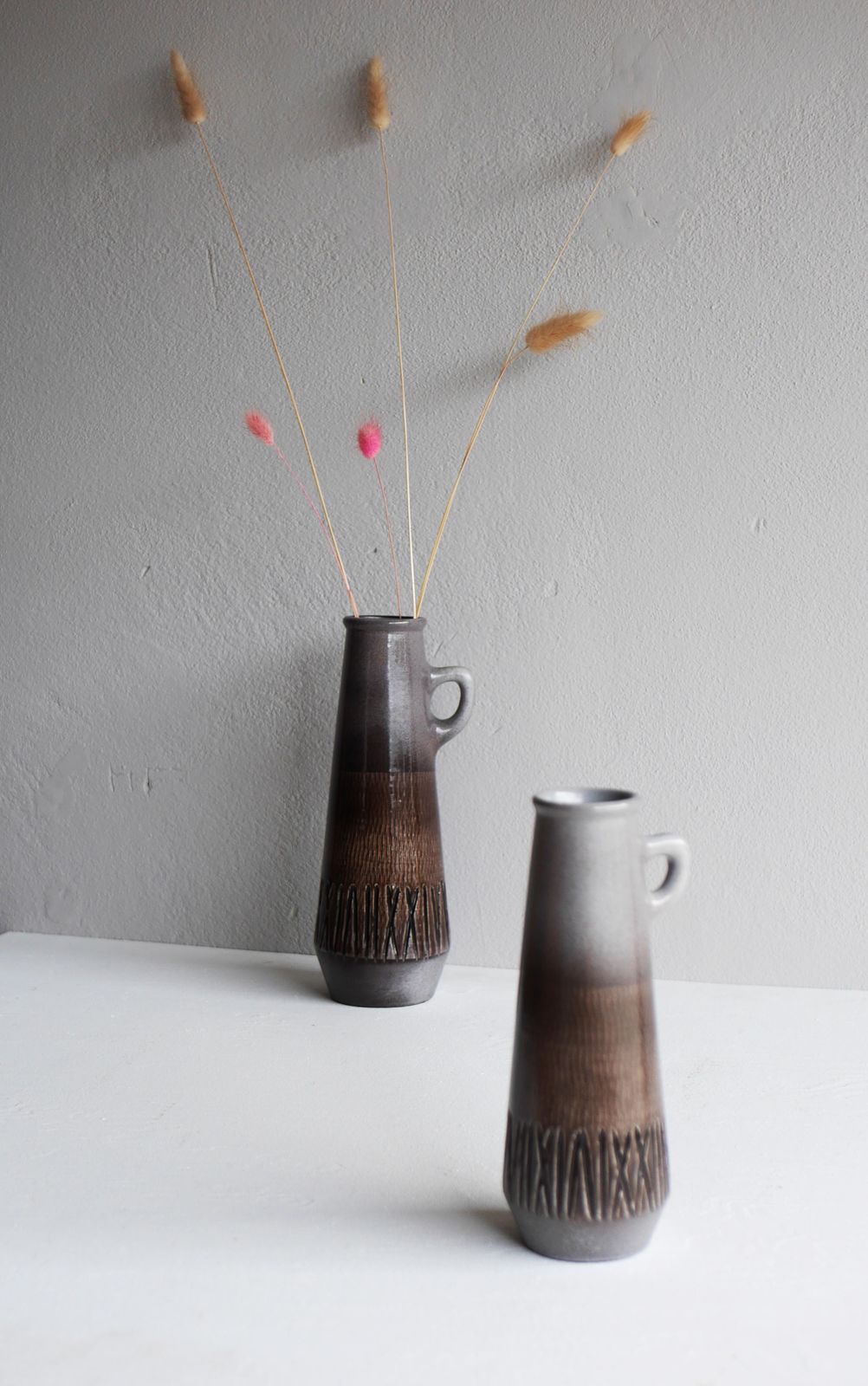 325.0 Pair Of Vases By Ingrid Atterberg For Upsala Ekeby, Sweden, 1960s photo