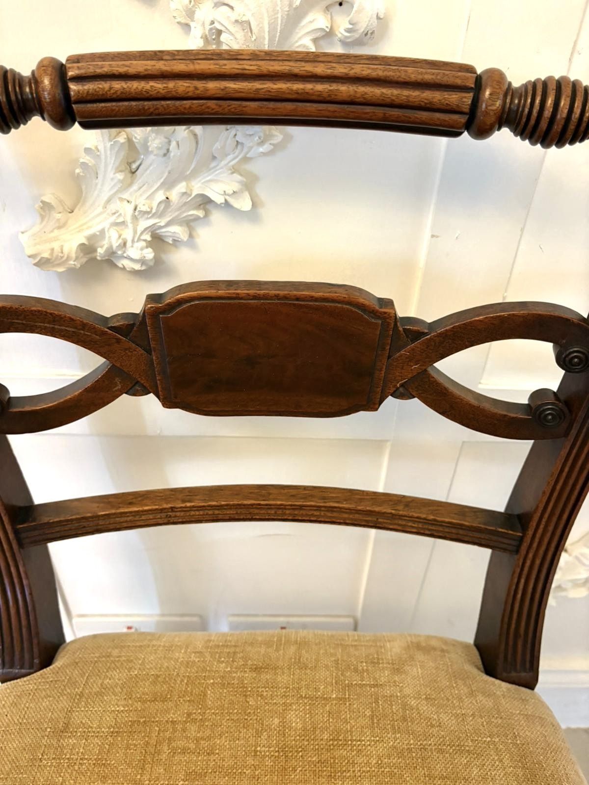 Fine Pair Of Antique 19th Century Quality Mahogany Carver Chairs photo 2250.0