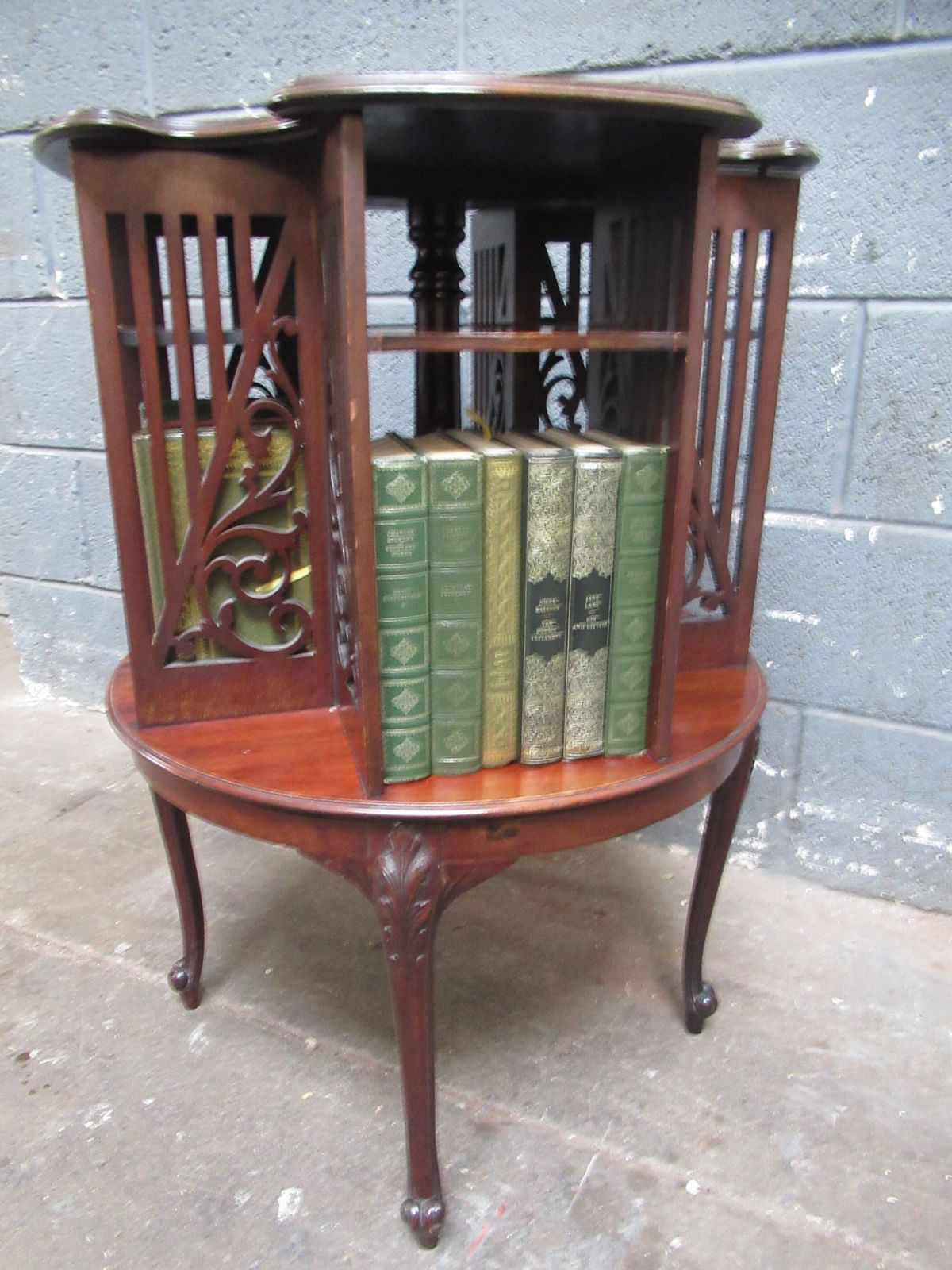 Late Victorian    Mahogany   Revolving Bookcase photo buy