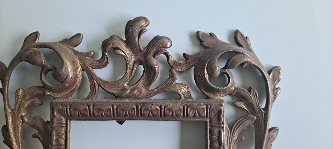 Pair Victorian Brass Easel Back Picture Frames, Absolutely Stunning photo 495.0