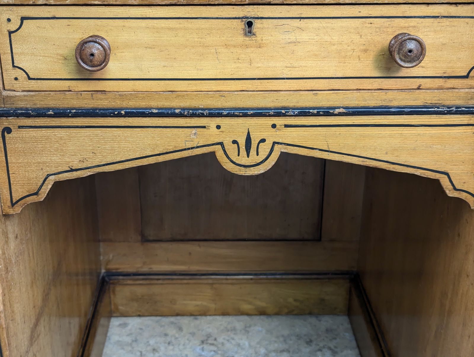 Victorian Ash Pedestal Desk   Arts & Crafts   Refinshed Top photo 480.0