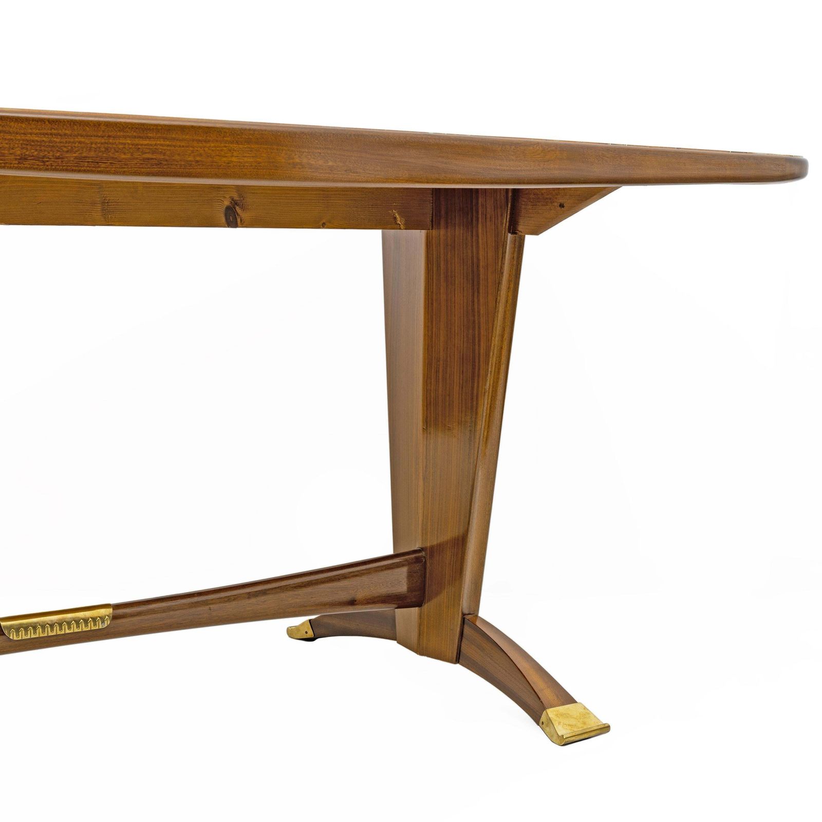Italian Mid Century Modern Dining Table Attributed To Paolo Buffa, 1950s photo vintage