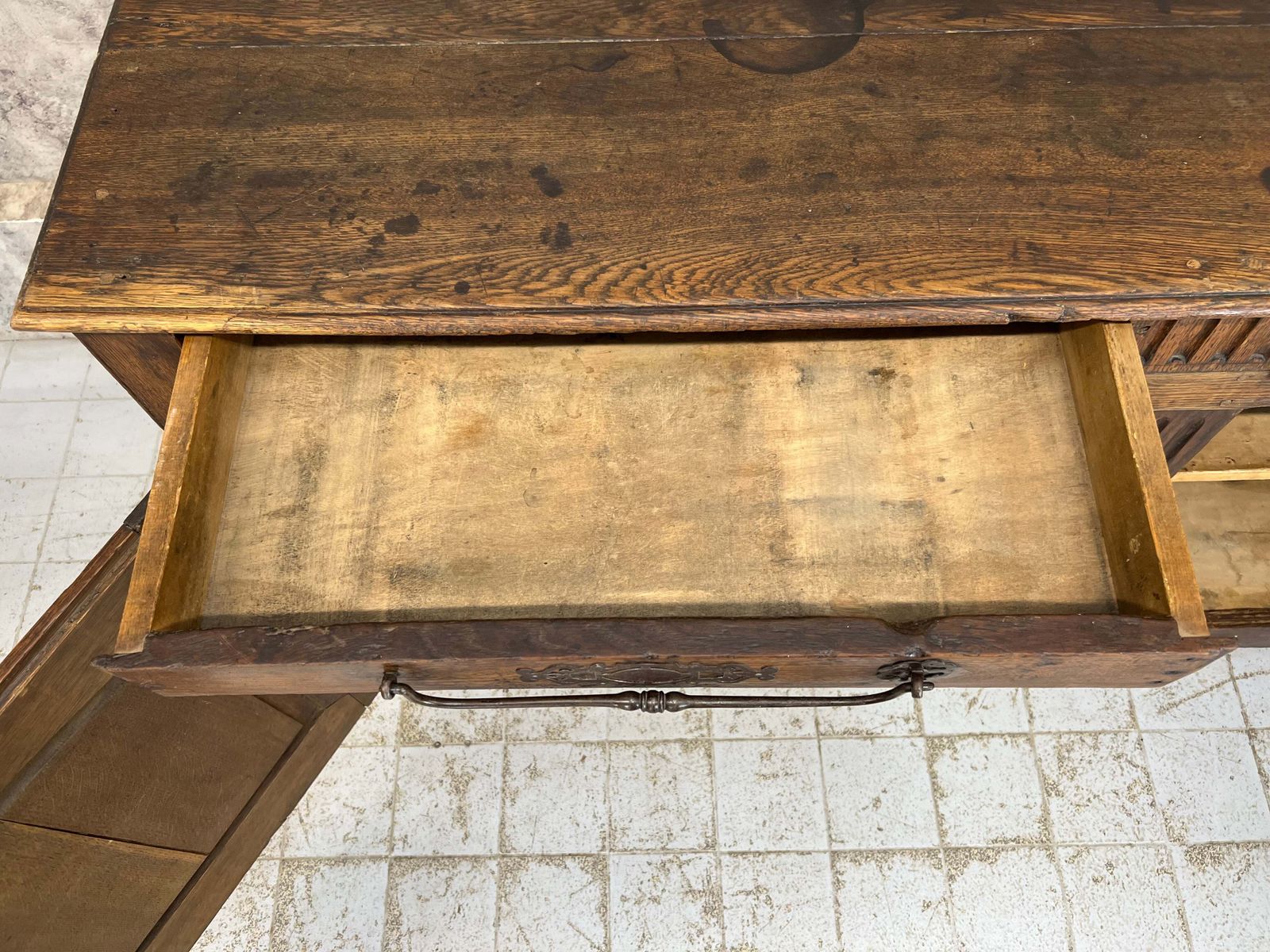 20th Century Oak Dresser Or Buffet Sideboard Cupboard photo buy
