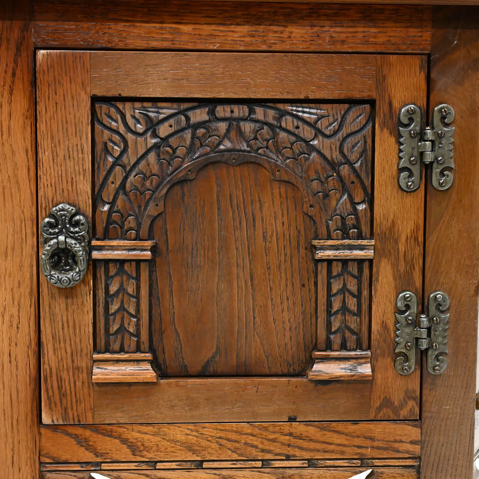 Old Charm Canted Table Finished In Tudor Brown* Free Uk Delivery photo buy