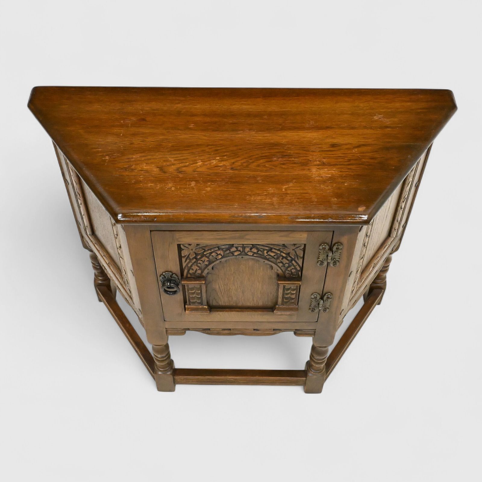 Old Charm Canted/Hall Table Light Oak Finish Free Uk Delivery photo buy