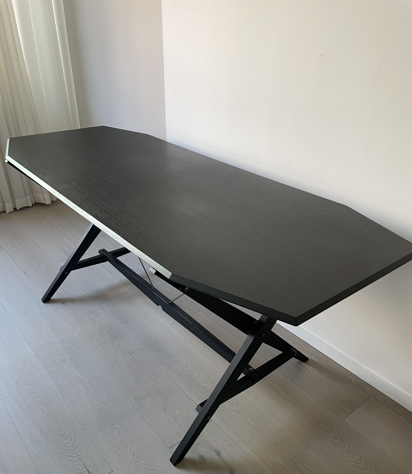 Franco Albini For Cassina ‘Cavalletto’ Writing Desk – Black Stained Ash photo furniture