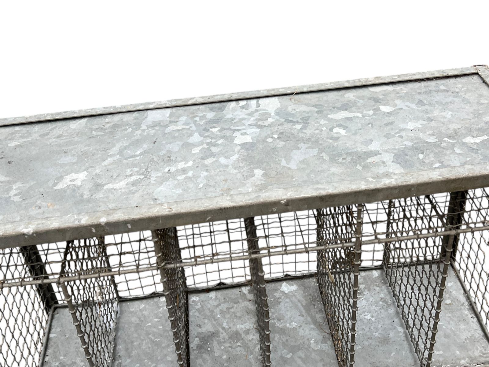 Mid Century Industrial Pigeonhole Storage Unit, photo for sale