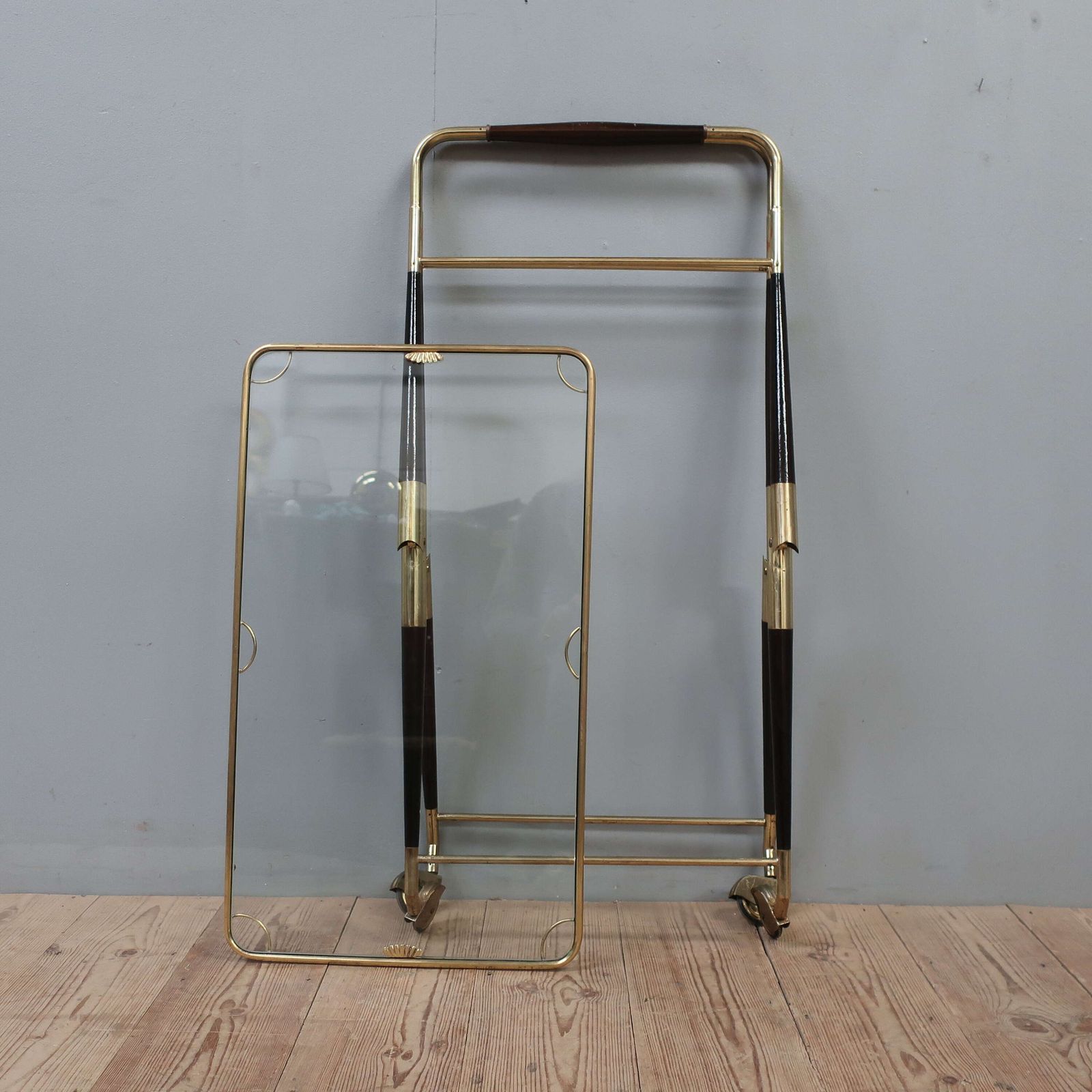 675.0 Brass Cocktail Trolley By Cesare Lacca photo
