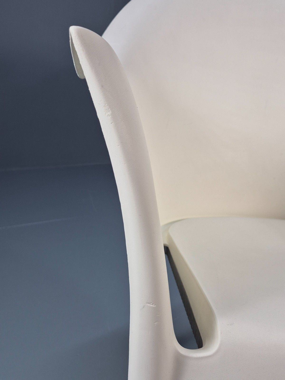 91.0 Vintage Driade Lord Yo Chair  Phillipe Starck Design In White Eb10438 Mnor photo