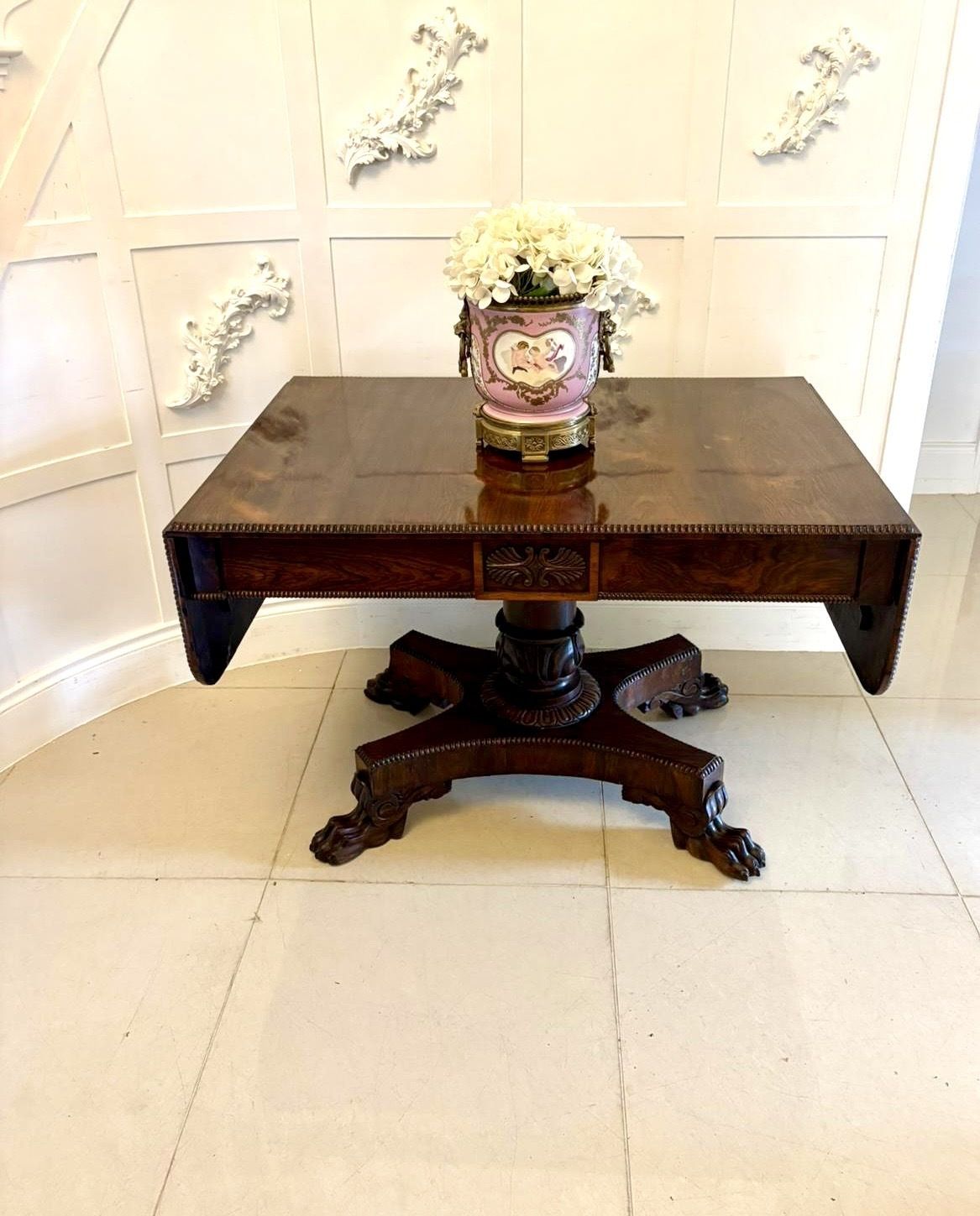 Superb Quality Antique 19th Century Rosewood Freestanding Side Table photo 3550.0