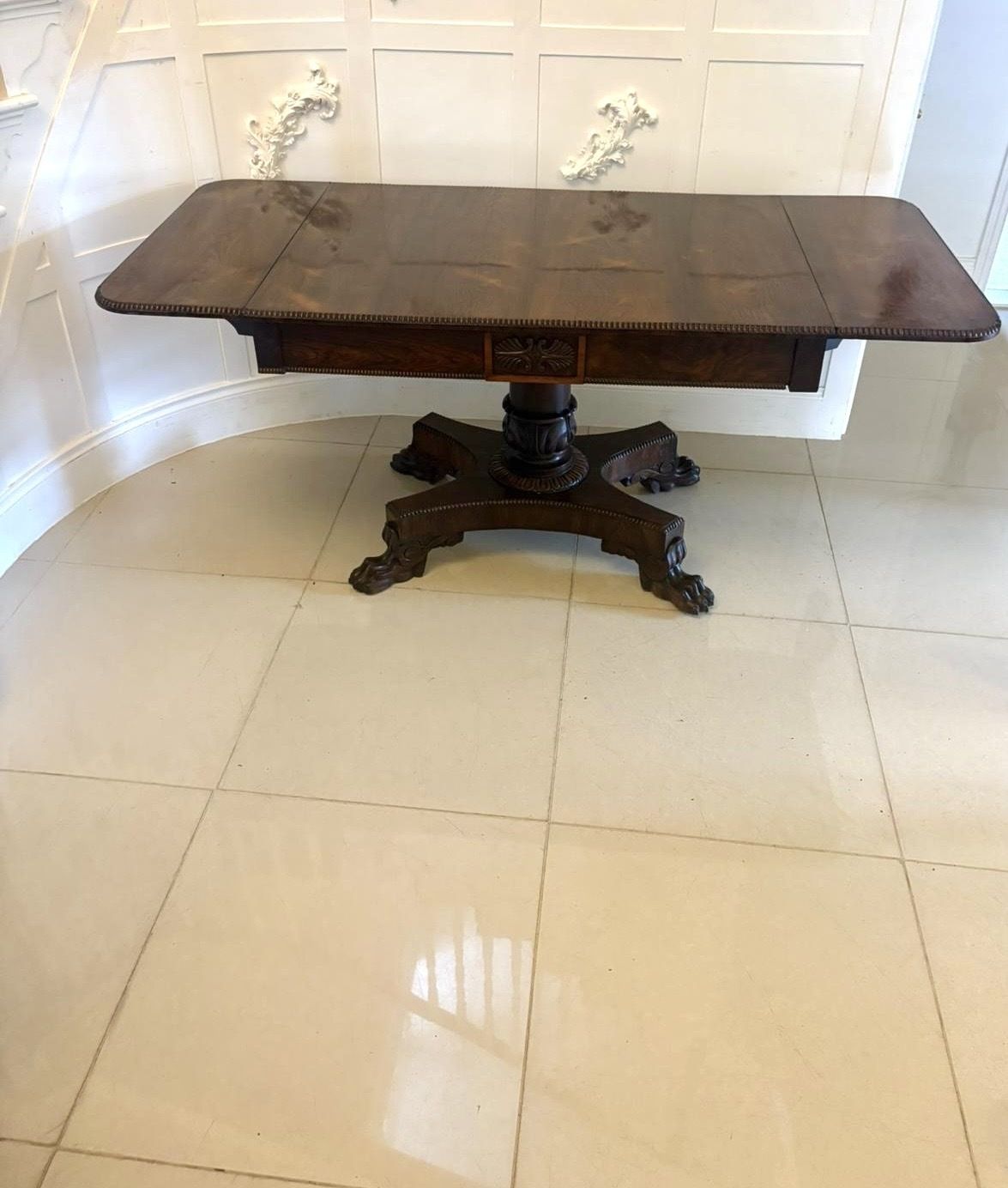 Superb Quality Antique 19th Century Rosewood Freestanding Side Table photo vintage