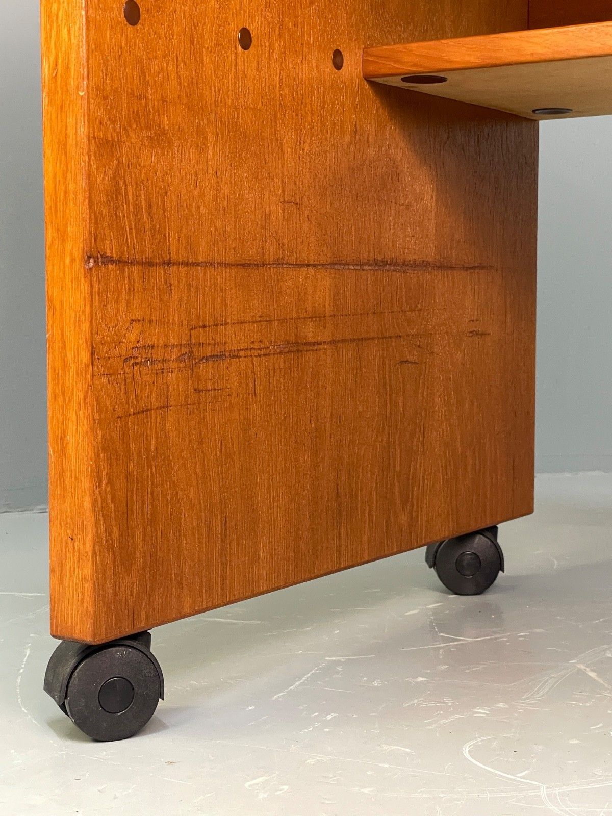 photo buy Vintage Teak Compact Desk Retro 1980s Shelving Eb10355 Mwoo