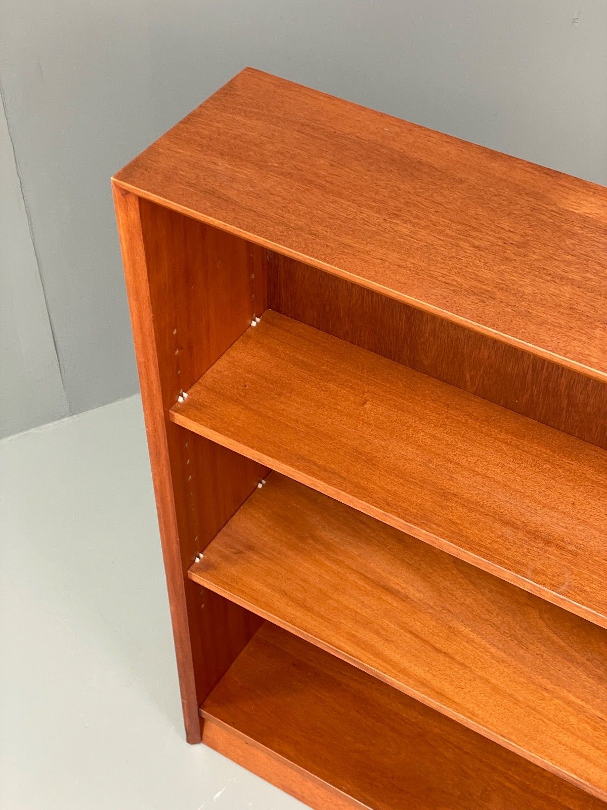 Vintage Teak Bookcase Gibbs Furniture Retro 1970s Adjustable Eb10147 Mwoo photo Furniture