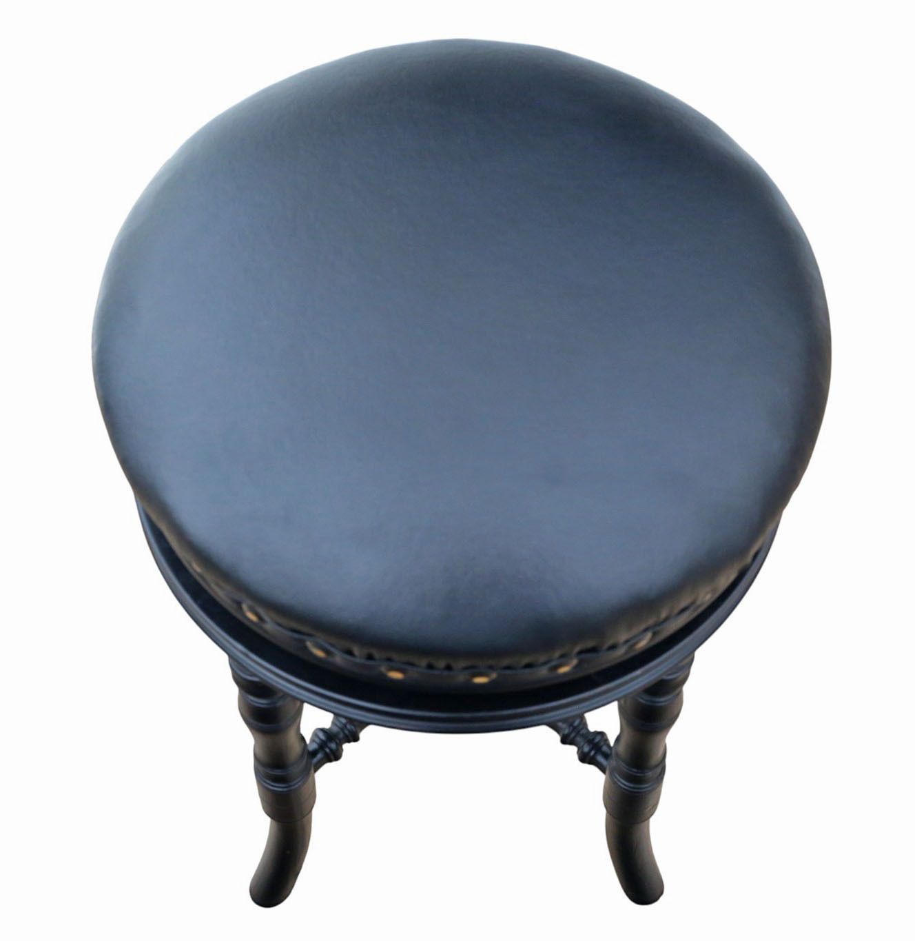 Antique 19th Century Ebonised Mahogany Revolving Adjustable Piano Stool – Fine Quality photo Furniture