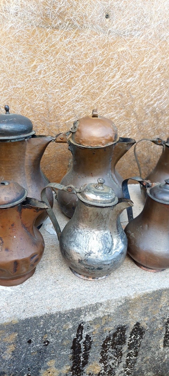 Rare Collection Of 22 Cuccume / Antique Copper Jars 18th/19th Century photo furniture