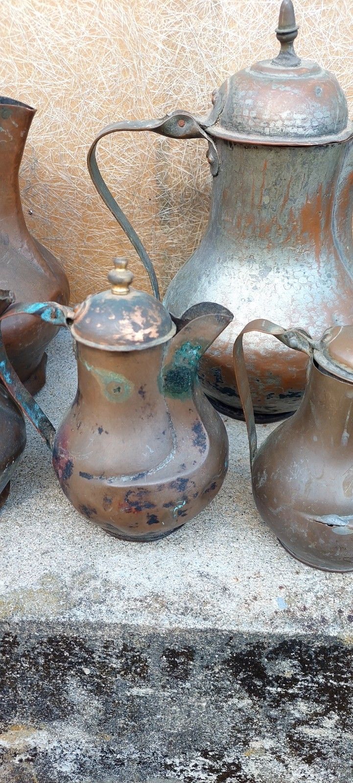 Rare Collection Of 22 Cuccume / Antique Copper Jars 18th/19th Century photo vinterior