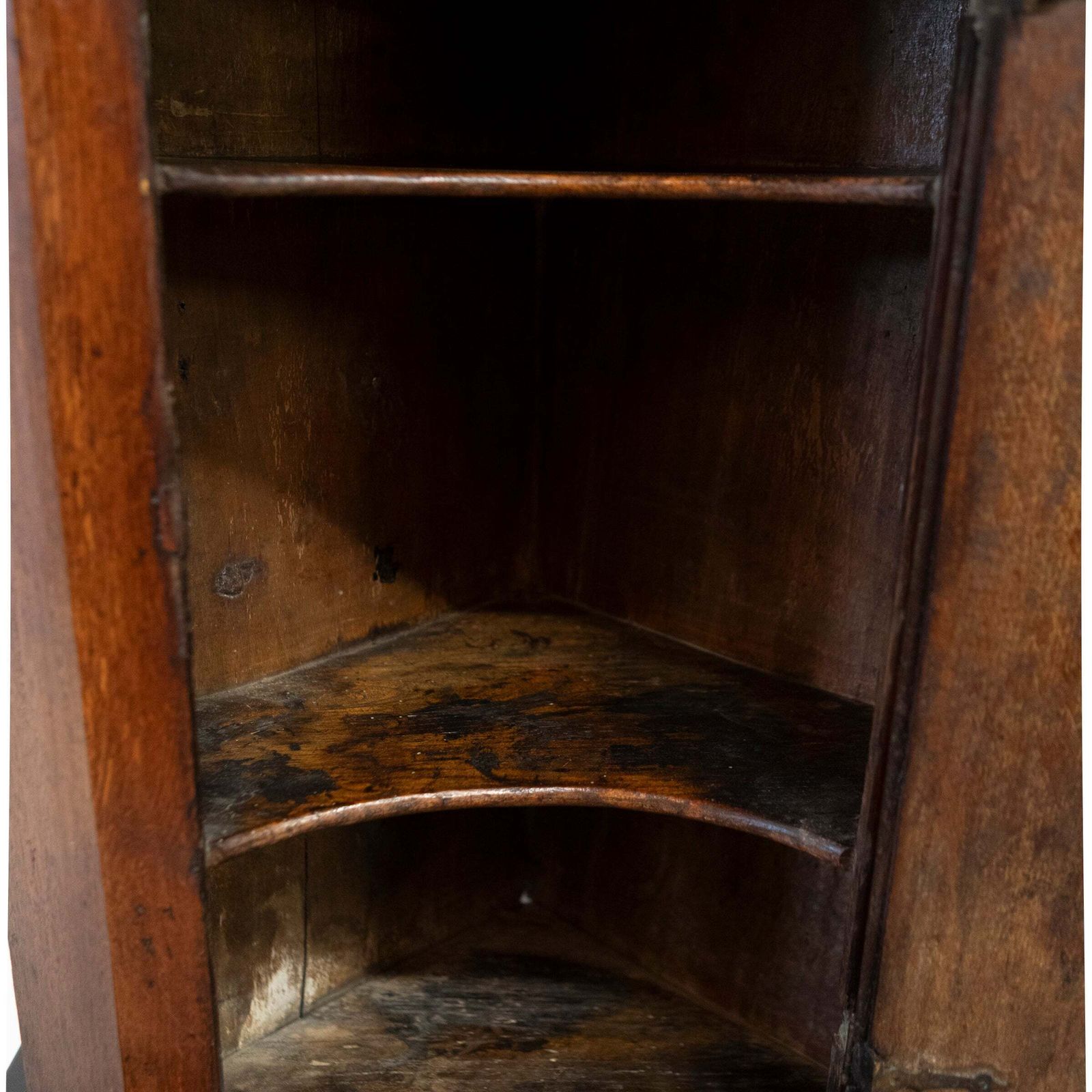 Antique Early 19th Century Oak Corner Cupboard photo vinterior