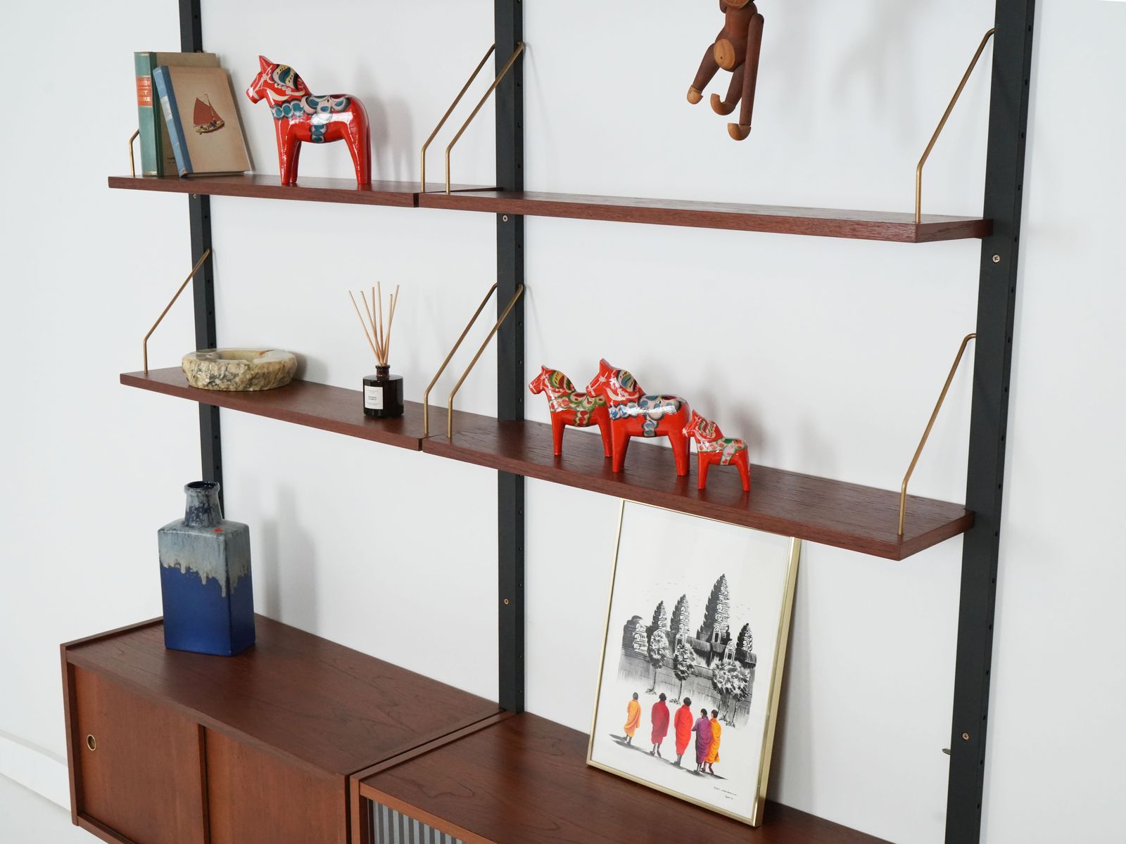 2699.0 Teak System Bookcase, Danish Design, 1960s, Production: Denmark photo