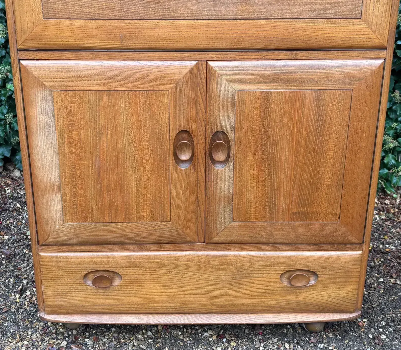 Mid Century Ercol 469 Elm Bureau Cabinet photo Furniture