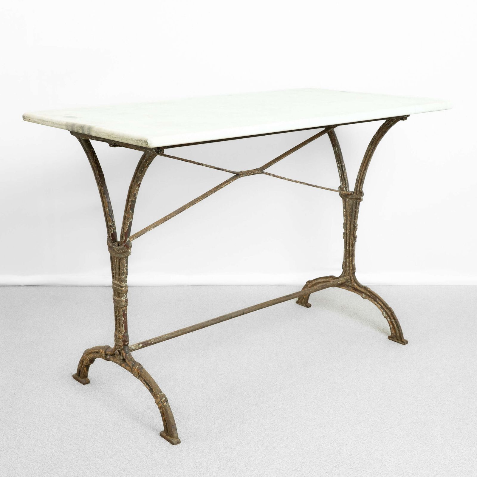 Antique Marble Garden Table, 1900s